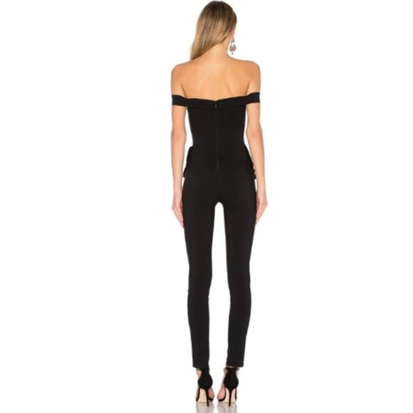 Michael Costello x REVOLVE Jeric Jumpsuit in Black NWT Size Small - Picture 3 of 4